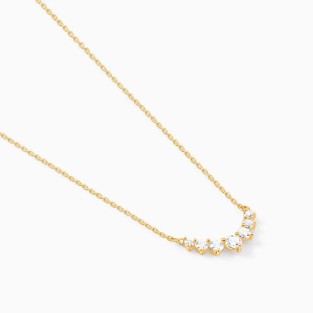 Collier Sparkle Or Jaune Oxyde De Zirconium - Colliers Femme | Histoire d&rsquo;Or