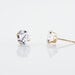 Boucles D'oreilles Puces Eddie Or Jaune Oxyde De Zirconium - Clous d'oreilles Femme | Histoire d’Or