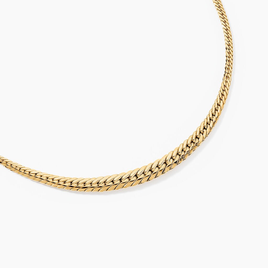 Collier Or Jaune Izel Maille Anglaise - Chaines Femme | Histoire d’Or