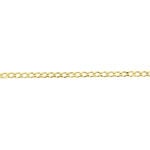 Bracelet Iris Or Jaune Maille Gourmette - Bracelets cha&icirc;ne Femme | Histoire d&rsquo;Or