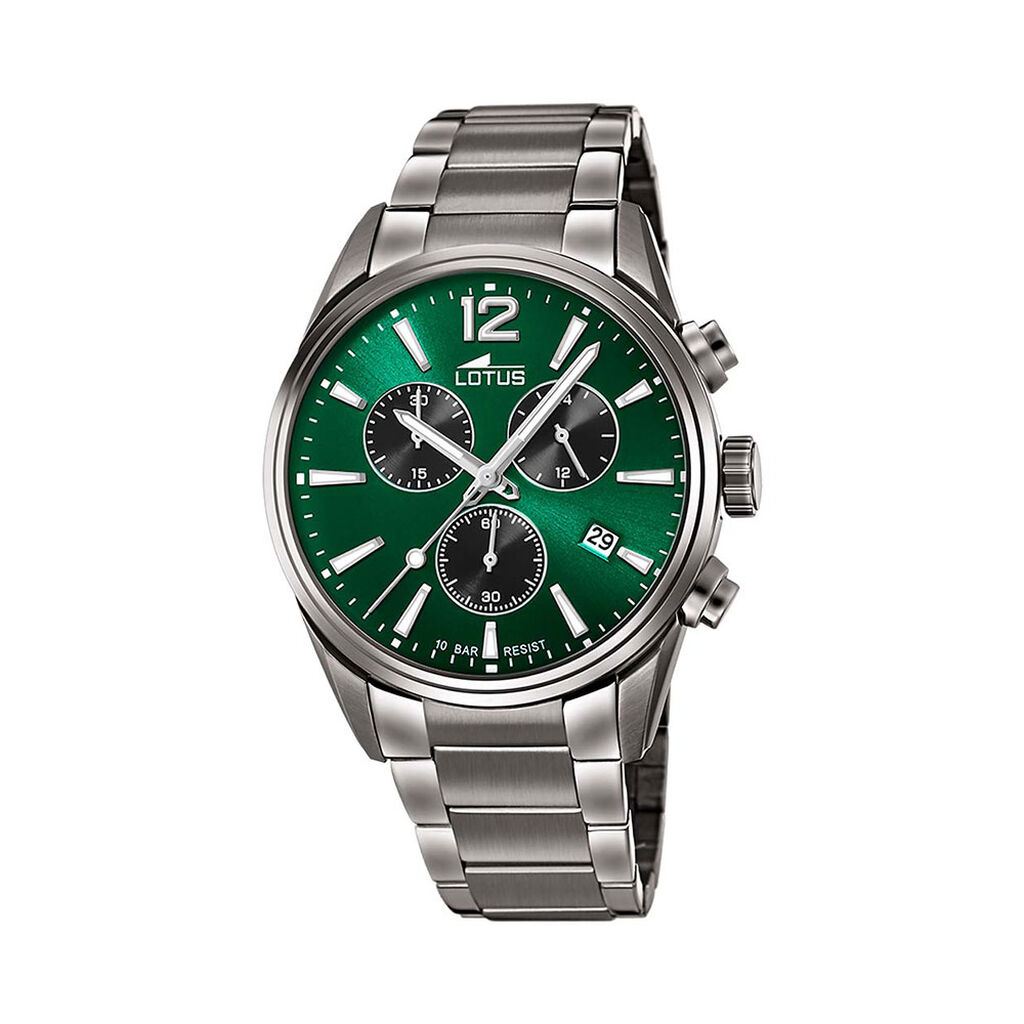 Montre Lotus Chrono Vert - Montres Homme | Histoire d’Or