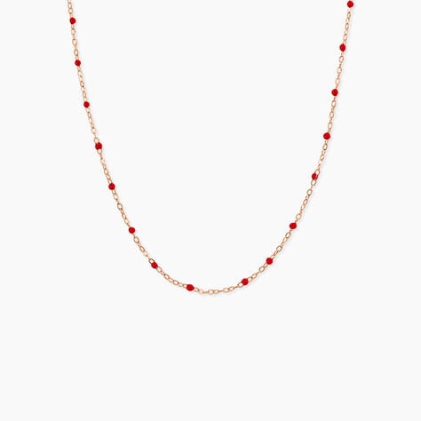 Collier Polka Argent Rose - Bijoux sans pierre Femme | Histoire d&rsquo;Or
