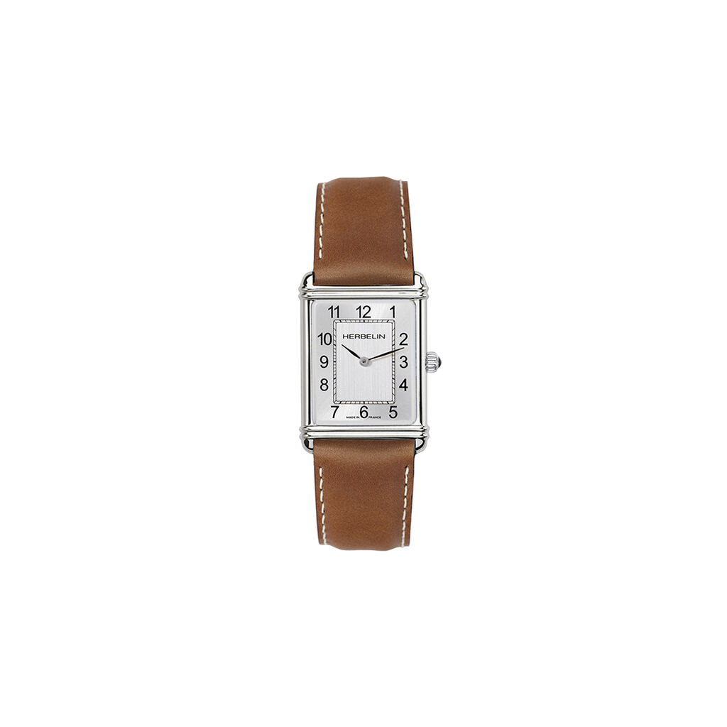 Montre Herbelin Art Deco Argent&eacute; - Montres Homme | Histoire d&rsquo;Or