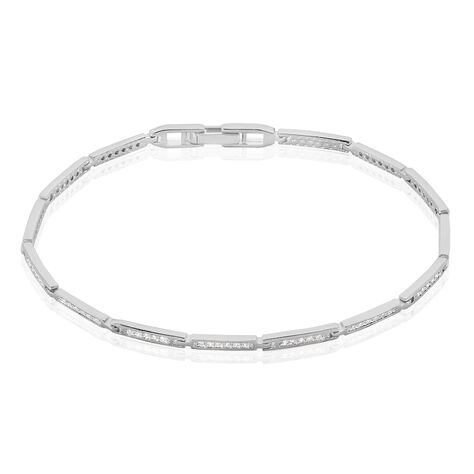 Bracelet Celoni Argent Blanc Oxyde De Zirconium - Bracelets Femme | Histoire d&rsquo;Or