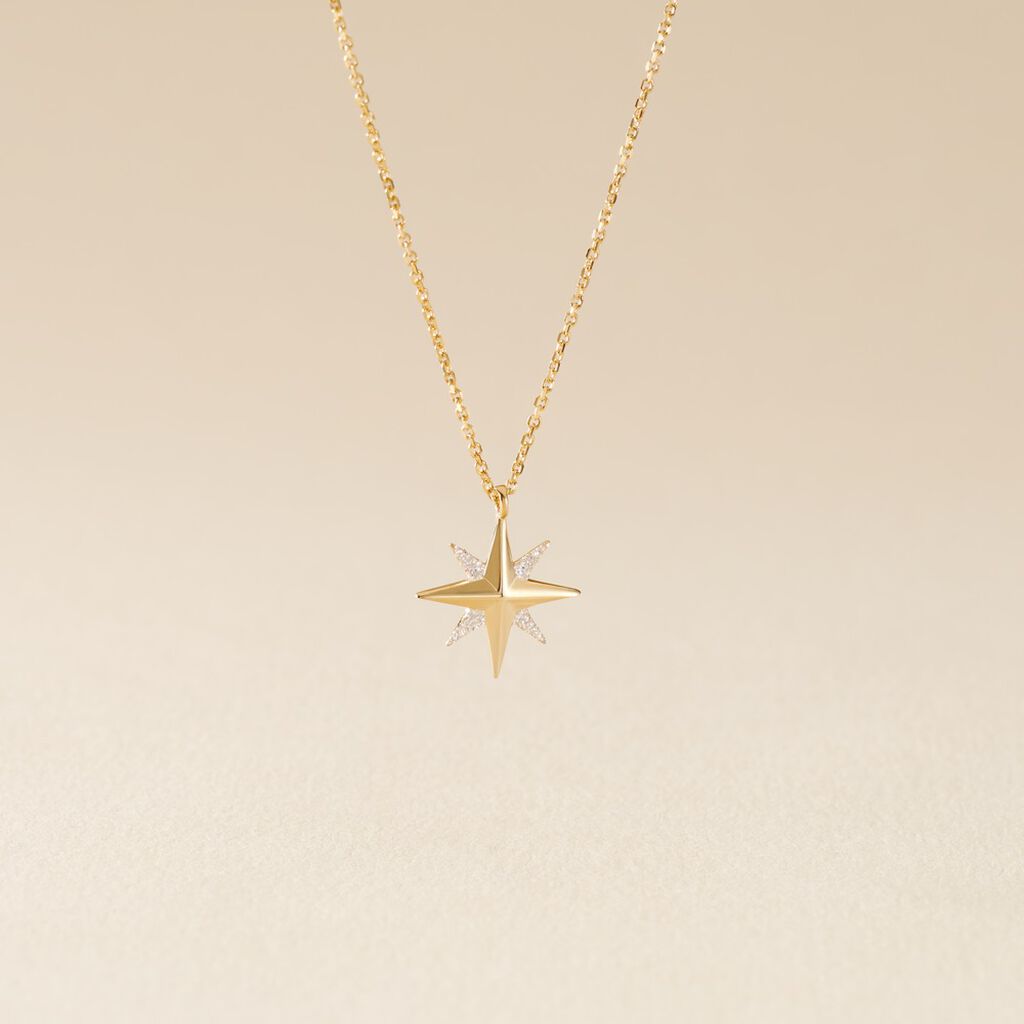 Collier Papias Or Jaune - Colliers Femme | Histoire d&rsquo;Or