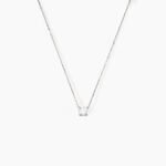 Collier Collection Aphrodite Or Blanc Diamant Synthetique - Colliers Femme | Histoire d&rsquo;Or