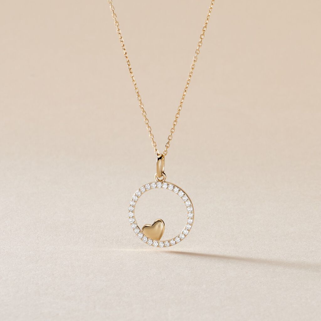 Pendentif Or Jaune Roman Oxyde - Pendentifs Femme | Histoire d’Or