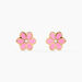 Boucles D'oreilles Puces Or Jaune Talia Email - Clous d'oreilles Enfant | Histoire d’Or