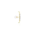 Bijou D'oreille Unitaire Alon Or Jaune Oxyde De Zirconium - Ear cuffs Femme | Histoire d&rsquo;Or