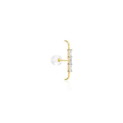 Bijou D'oreille Unitaire Alon Or Jaune Oxyde De Zirconium - Ear cuffs Femme | Histoire d&rsquo;Or
