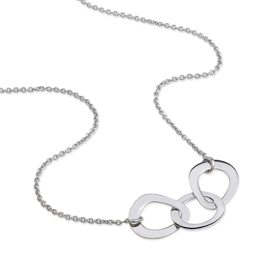 Collier Joy Argent Blanc - Colliers fantaisie Femme | Histoire d&rsquo;Or