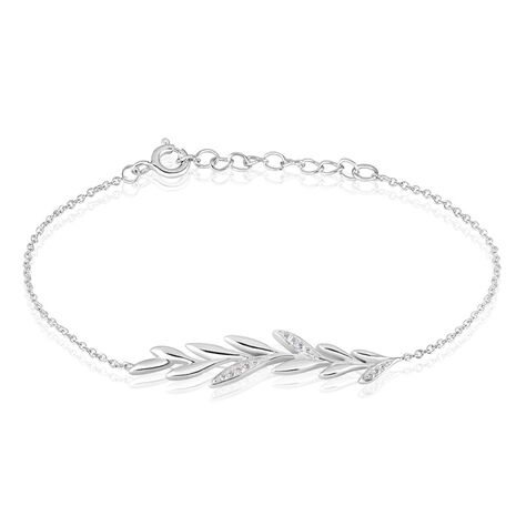 Bracelet Andeol Argent Blanc Oxyde De Zirconium - Bracelets Femme | Histoire d’Or