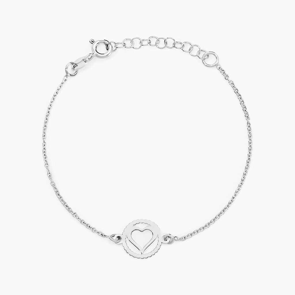 Bracelet Cuore Argent Blanc - Bracelets Femme | Histoire d’Or