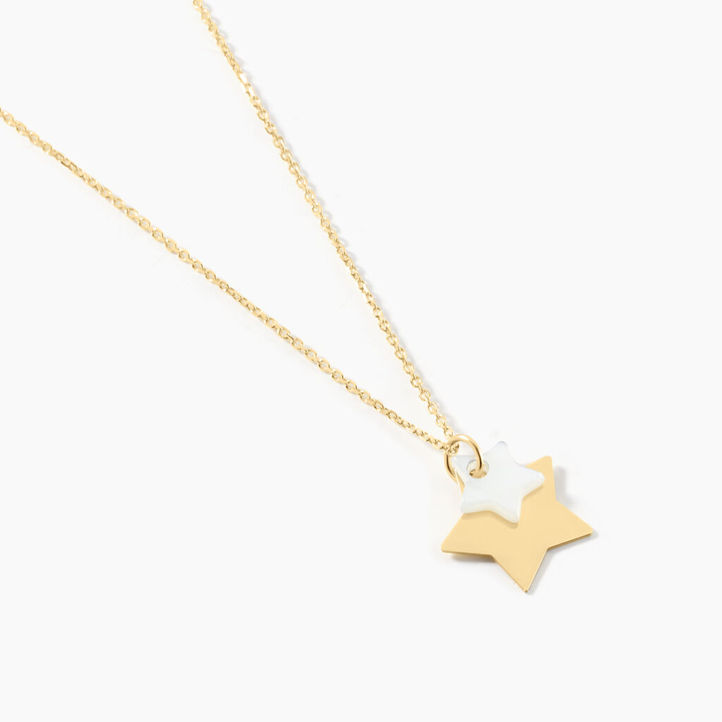 Collier Cleomelia Etoile Or Jaune - Cadeaux de naissance Enfant | Histoire d&rsquo;Or