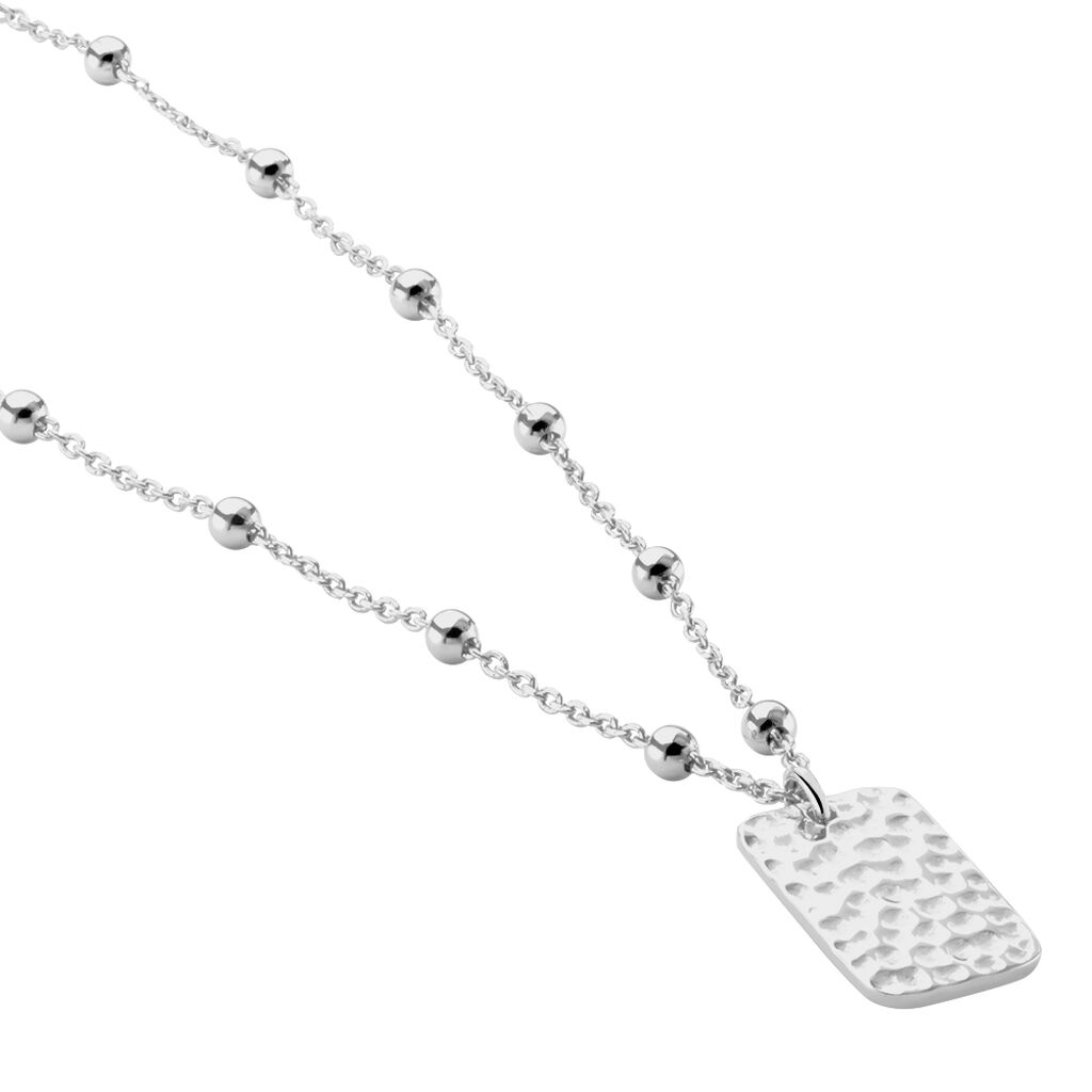 Collier Helvi Argent Blanc - Colliers fantaisie Femme | Histoire d&rsquo;Or