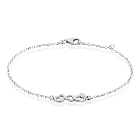 Bracelet Yolaine Argent Blanc Oxyde De Zirconium - Bracelets Femme | Histoire d’Or