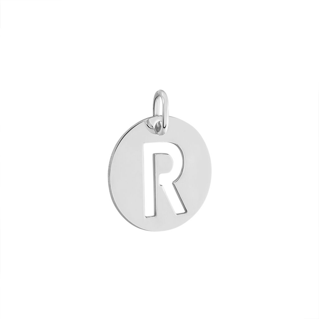 Pendentif Elio R Argent Blanc - Pendentifs Famille | Histoire d’Or