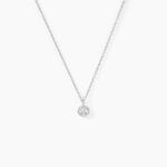 Collier Argent Laureto Oxydes De Zirconium - Colliers fantaisie Femme | Histoire d&rsquo;Or