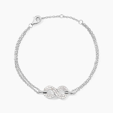 Bracelet Fily Argent Blanc Oxyde De Zirconium - Bracelets Femme | Histoire d&rsquo;Or