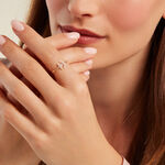 Bague Stellar Or Jaune Oxyde De Zirconium - Bagues solitaires Femme | Histoire d&rsquo;Or