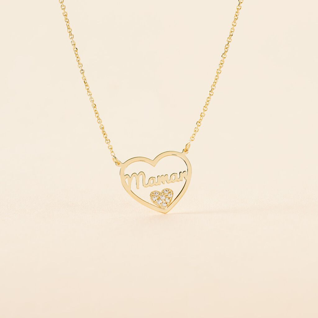 Collier Micarla Or Jaune Oxyde De Zirconium - Colliers Femme | Histoire d’Or