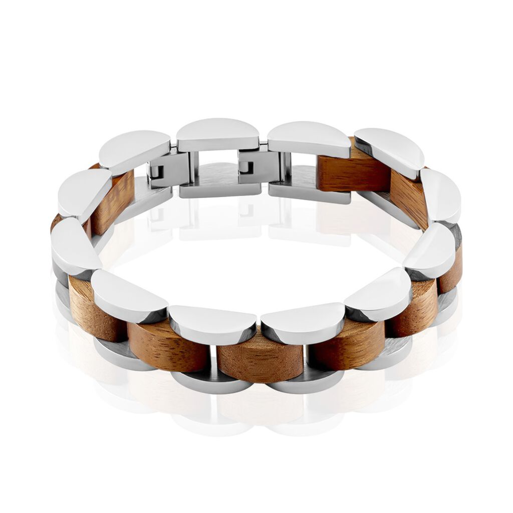 Bracelet Acier Blanc Jeromin - Bracelets Homme | Histoire d’Or