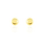 Boucles D'oreilles Puces Fidelia Boule Or Jaune - Clous d'oreilles Femme | Histoire d&rsquo;Or