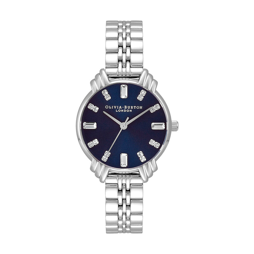 Montre Olivia Burton Art Deco Bleu - Montres Femme | Histoire d&rsquo;Or