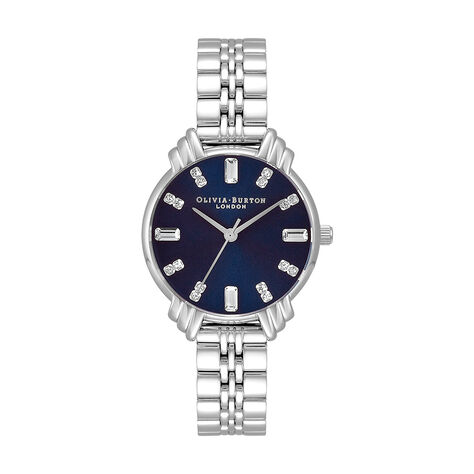 Montre Olivia Burton Art Deco Bleu - Montres Femme | Histoire d&rsquo;Or