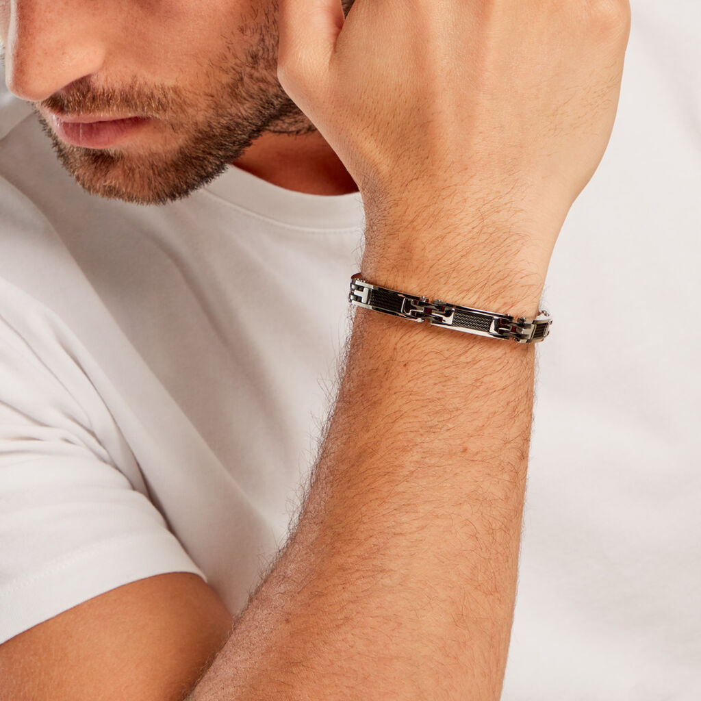 Bracelet Jourdan Acier - Bracelets Homme | Histoire d’Or