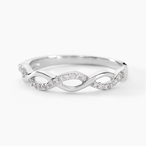 Bague Kassandra Argent Blanc Oxyde De Zirconium - Bagues avec pierre Femme | Histoire d’Or