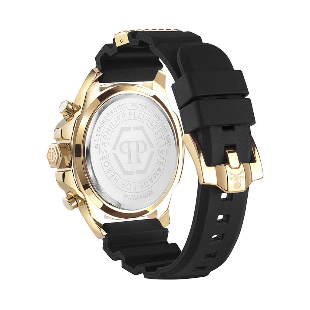 Montre Philipp Plein The $Kull Chrono Noir - Nouveautés Homme | Histoire d’Or