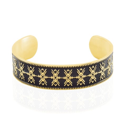 Bracelet Jonc Imagine Gwladys Acier Jaune - Bracelets joncs Femme | Histoire d’Or