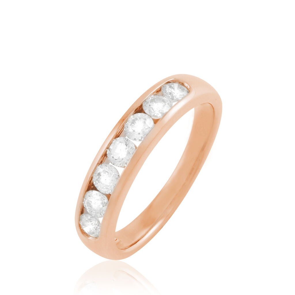 Alliance Giulia Or Rose Diamant - Alliances Femme | Histoire d’Or