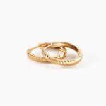 Cr&eacute;oles Twist Plaqu&eacute; Or Jaune - Cr&eacute;oles fantaisie Femme | Histoire d&rsquo;Or
