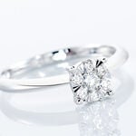 Bague Solitaire Dream Or Blanc Diamant - Bagues solitaires Femme | Histoire d&rsquo;Or
