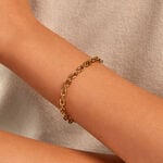 Bracelet Mirca Acier Jaune - Bijoux sans pierre Femme | Histoire d&rsquo;Or