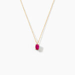 Collier Ovale Or Jaune Rubis - Colliers Femme | Histoire d&rsquo;Or