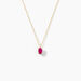 Collier Ovale Or Jaune Rubis - Colliers Femme | Histoire d’Or
