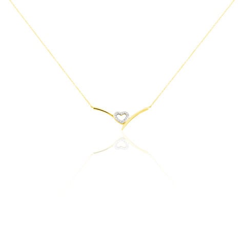 Collier Ilsabe Or Jaune Diamant - Colliers Femme | Histoire d’Or