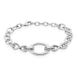 Bracelet Aelyn Argent Blanc - Bijoux Infini Femme | Histoire d’Or
