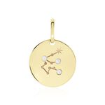 Pendentif Or Jaune Astraea Oxyde De Zirconium - Pendentifs Zodiaque Femme | Histoire d&rsquo;Or
