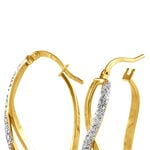 Cr&eacute;oles Micha Or Bicolore - Boucles d'oreilles cr&eacute;oles Femme | Histoire d&rsquo;Or