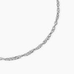 Chaine Cinthia Acier Blanc - Chaines Femme | Histoire d&rsquo;Or