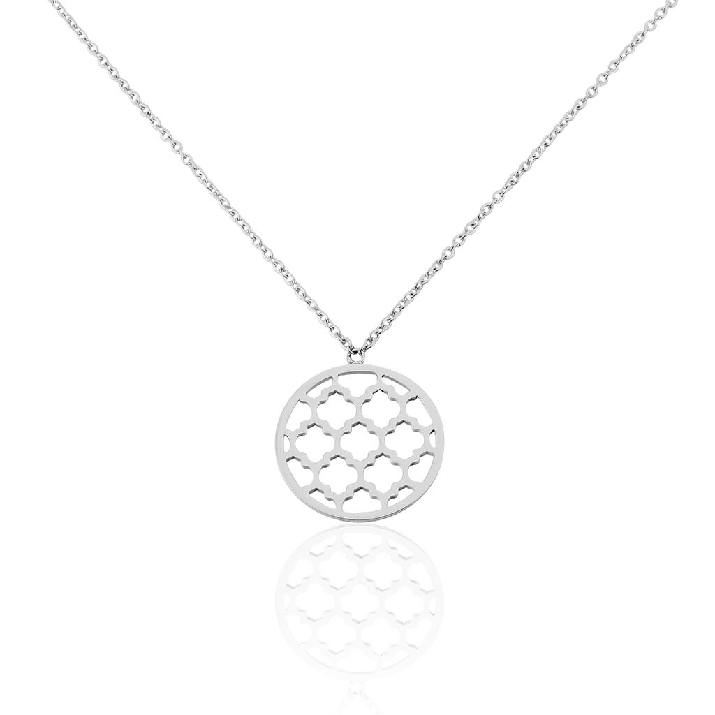 Collier Nevenka Acier Blanc - Colliers fantaisie Femme | Histoire d’Or