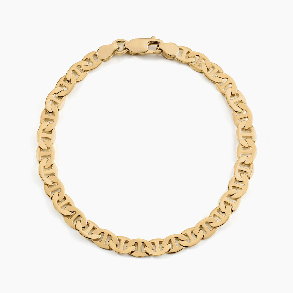 Bracelet Plaqu&eacute; Or Kamen - Bracelets cha&icirc;ne Homme | Histoire d&rsquo;Or