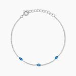 Bracelet Borya Argent Blanc Oxyde De Zirconium - Bracelets Femme | Histoire d&rsquo;Or