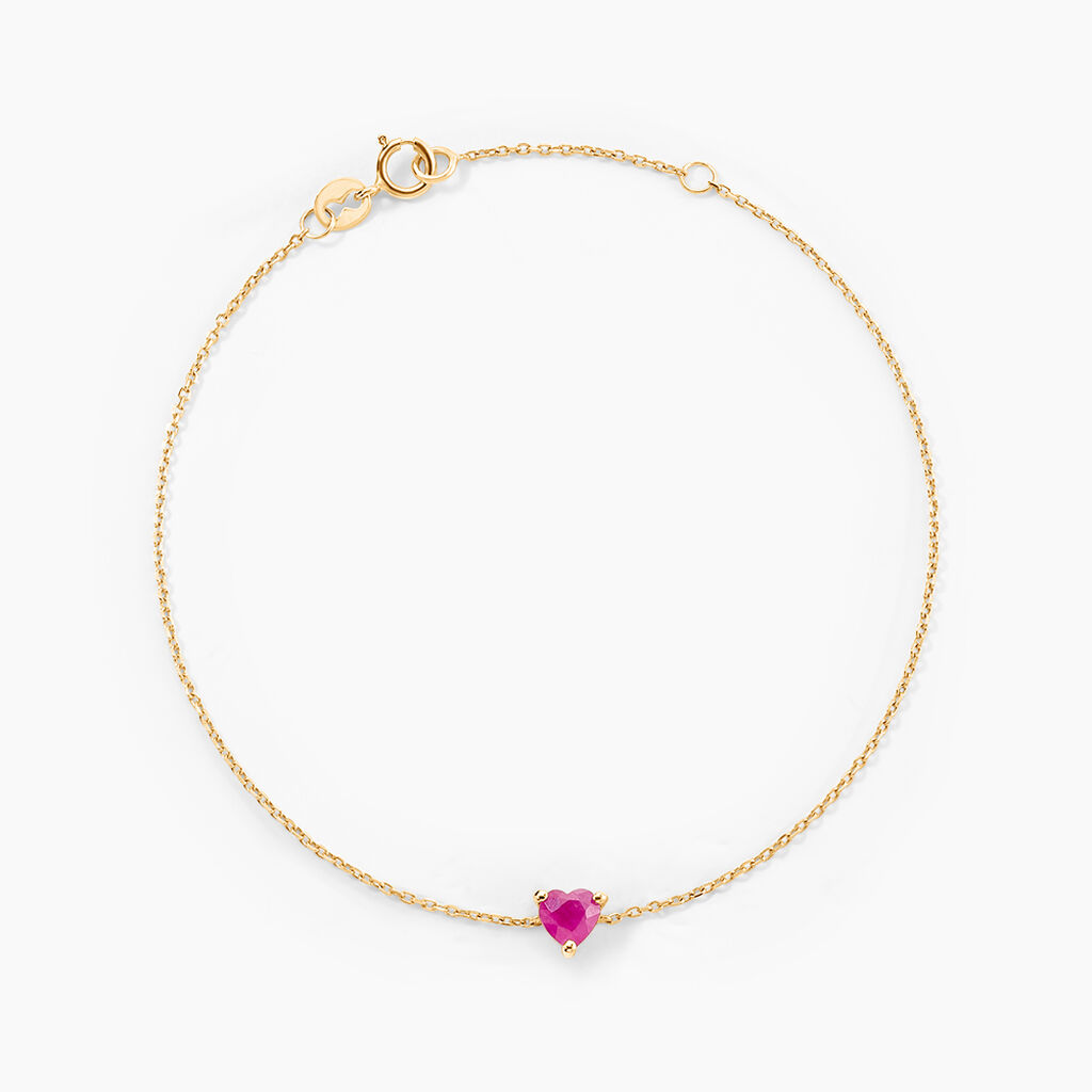 Bracelet Livius Or Jaune Rubis - Bracelets Femme | Histoire d&rsquo;Or