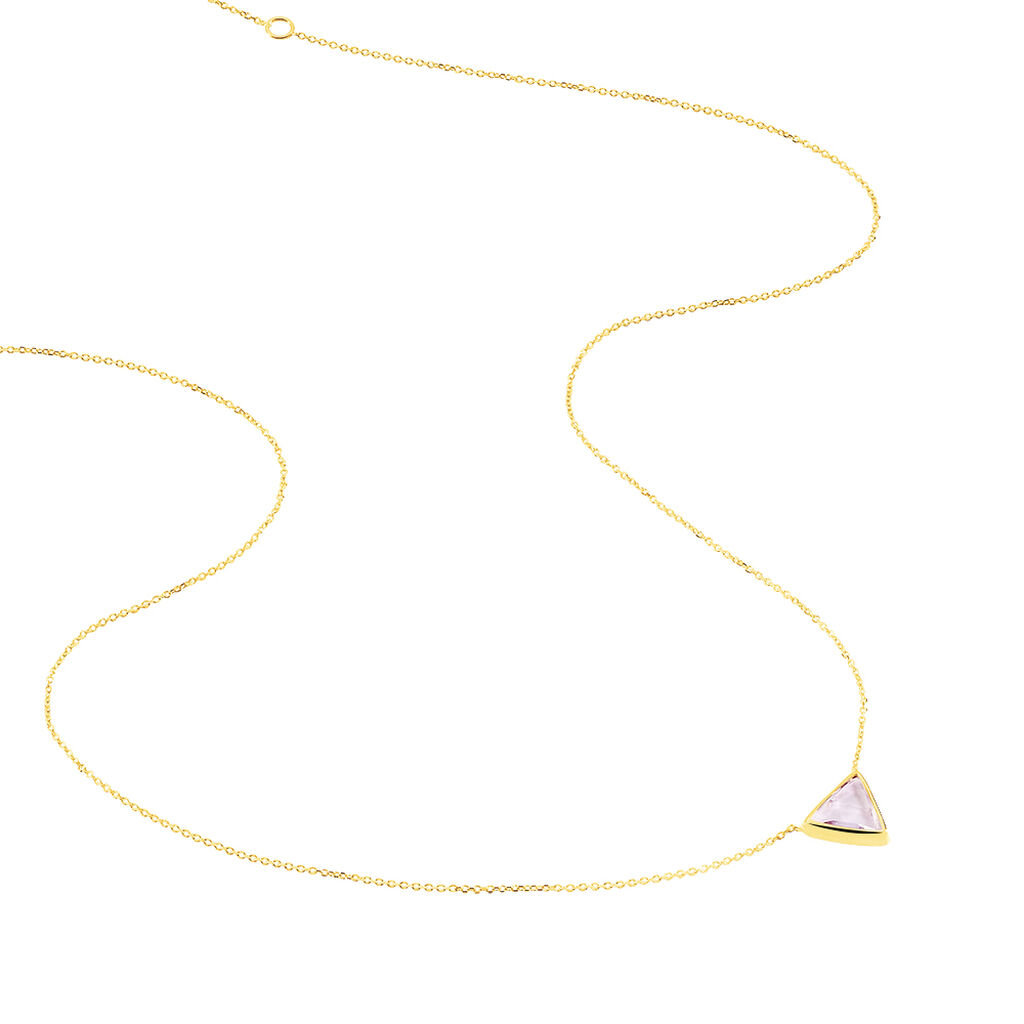 Collier Juliete Or Jaune Amethyste - Colliers Femme | Histoire d’Or