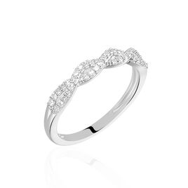 Bague Privela Or Blanc Diamant - Bagues avec pierre Femme | Histoire d’Or